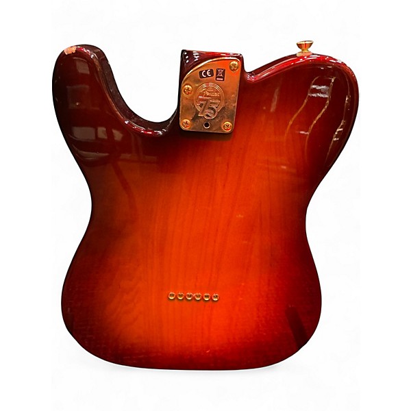 Used Fender 75th Anniversary Commemorative American Telecaster 2 Color Sunburst Solid Body Electric Guitar