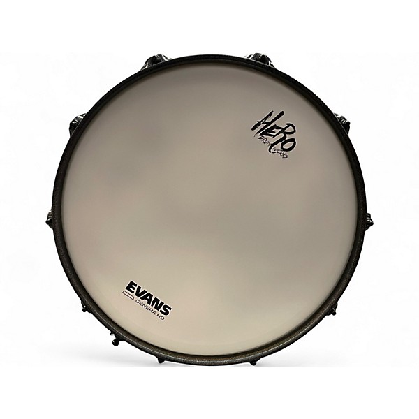 Used Hero Drumworks 6.5X14 Acyrlic Stardust Drum