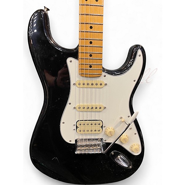 Used Fender PLAYER II HSS STRATOCASTER Black Solid Body Electric Guitar
