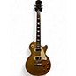 Used 2016 Epiphone Les Paul Standard Gold Top Solid Body Electric Guitar thumbnail