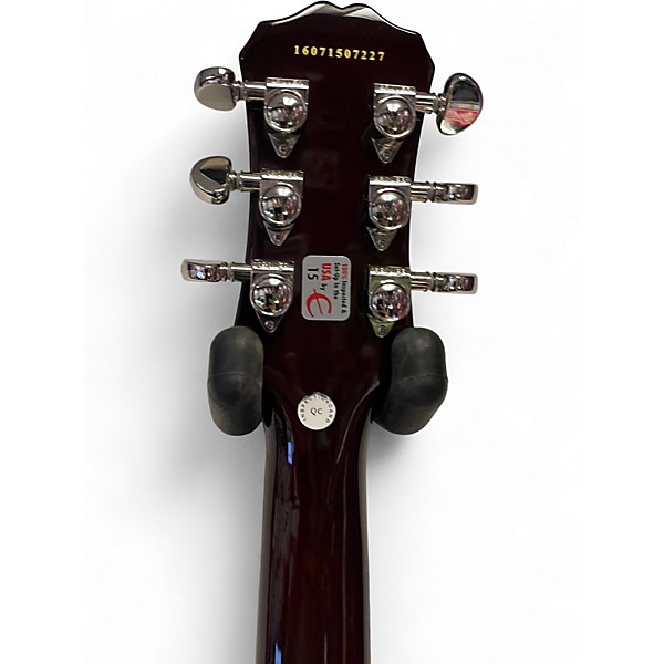 Used 2016 Epiphone Les Paul Standard Gold Top Solid Body Electric Guitar