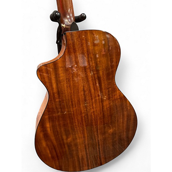 Used Breedlove Pursuit Concert KK Limited Edition Figured Koa Cutaway Natural Acoustic Electric Guitar