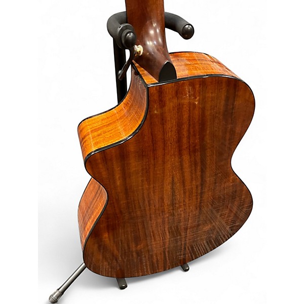 Used Breedlove Pursuit Concert KK Limited Edition Figured Koa Cutaway Natural Acoustic Electric Guitar