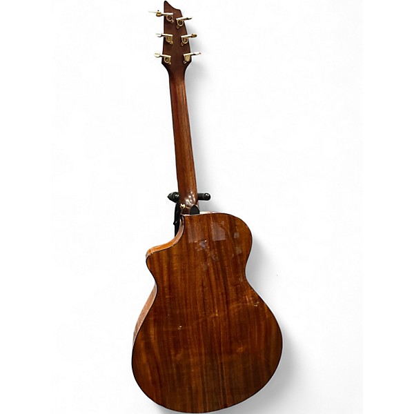Used Breedlove Pursuit Concert KK Limited Edition Figured Koa Cutaway Natural Acoustic Electric Guitar