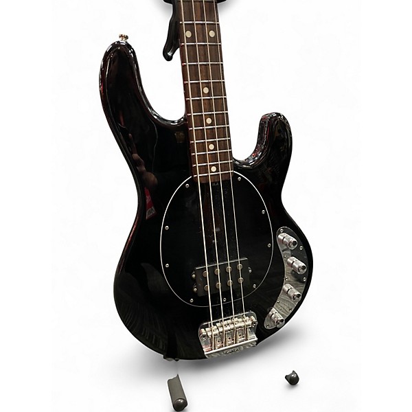 Used 2016 Ernie Ball Music Man Stingray H Neck Thru Black Electric Bass Guitar