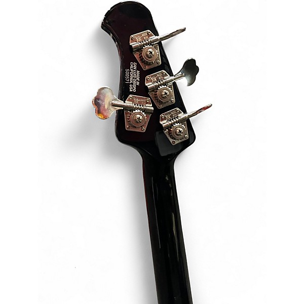 Used 2016 Ernie Ball Music Man Stingray H Neck Thru Black Electric Bass Guitar