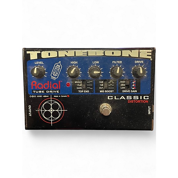 Used Tonebone RADIAL TUBE DRIVE Effect Pedal