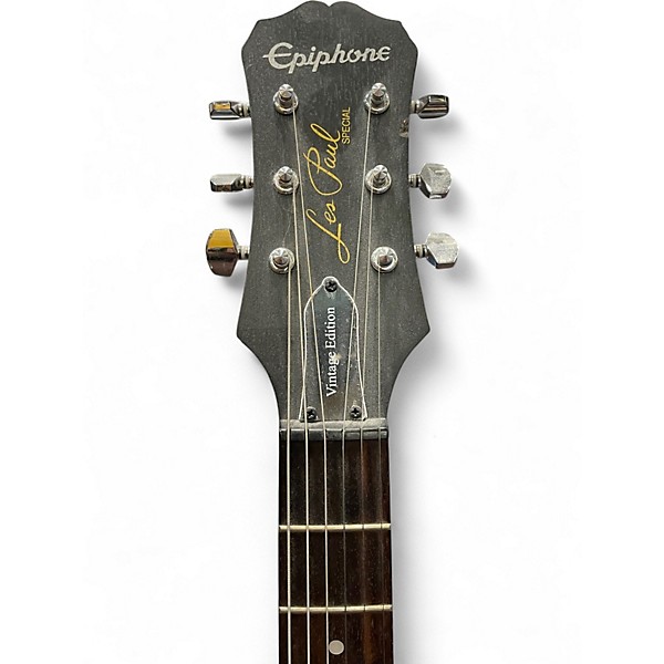Used Epiphone Les Paul Special Vintage Edition Black Solid Body Electric Guitar