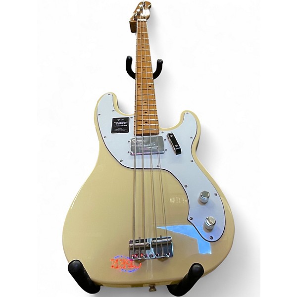 Used Fender VINTERAN II TELECASTER BASS Blonde Electric Bass Guitar