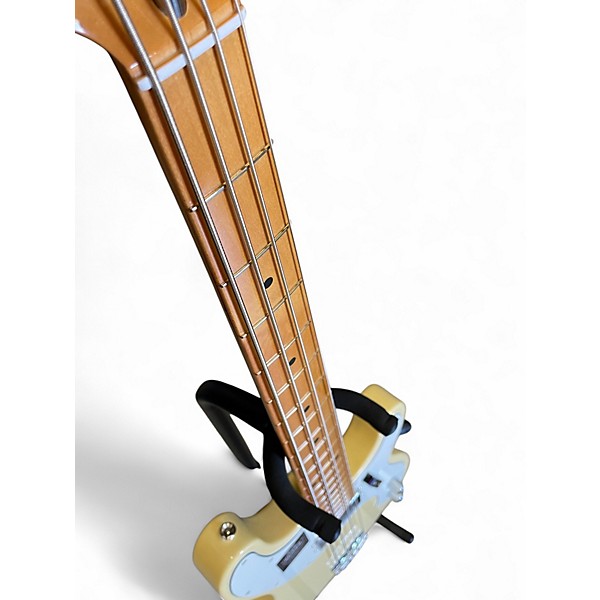 Used Fender VINTERAN II TELECASTER BASS Blonde Electric Bass Guitar