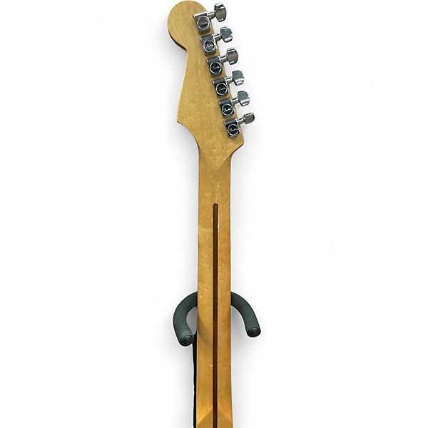 Used 2005 Fender Standard Stratocaster Black Solid Body Electric Guitar