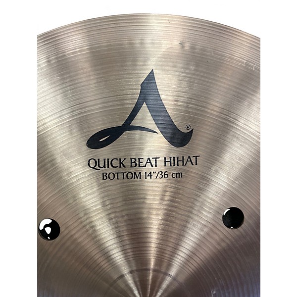 Used Zildjian 14in Quick Beat Hi Hat Bottom Cymbal