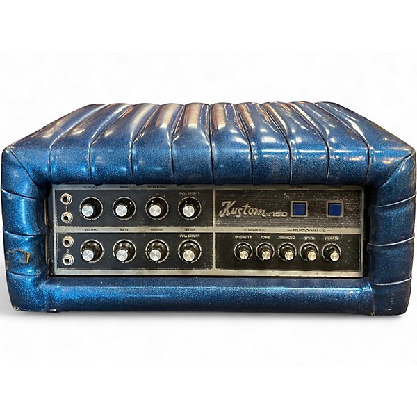 Vintage 1970s Kustom 150-2 Tube Bass Amp Head