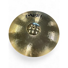 Used Paiste 18in 101 BRASS CRASH RIDE Cymbal