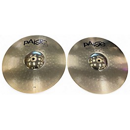 Used Paiste 14in 101 BRASS HI HATS Cymbal
