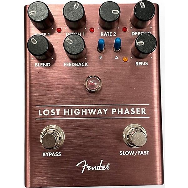 Used Fender LOST HIGHWAY PHASER Effect Pedal