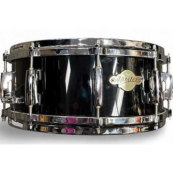 Used Pearl 6.5X14 MASTERS MAPLE Black Drum