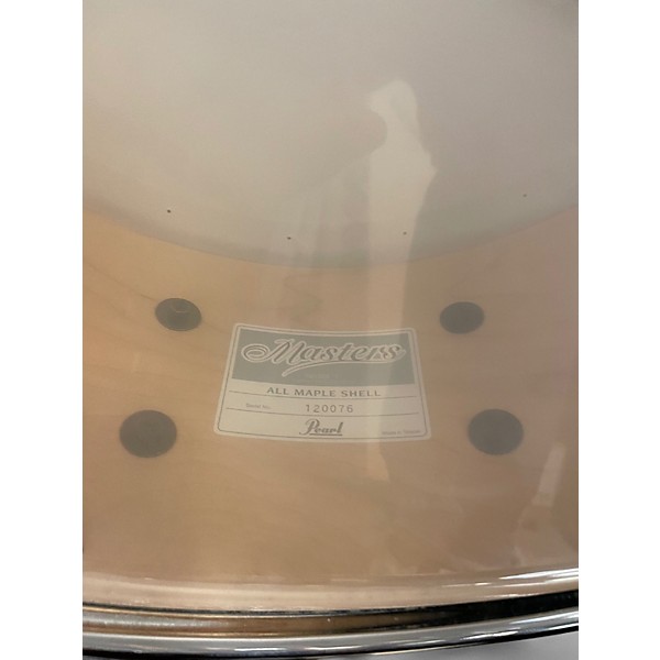 Used Pearl 6.5X14 MASTERS MAPLE Black Drum