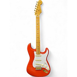 Used Fender FSR Classic 50s Stratocaster Fiesta Red Solid Body Electric Guitar