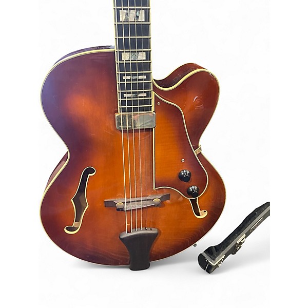 Used Ibanez AF151F Sunburst Hollow Body Electric Guitar