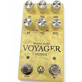 Used Walrus Audio Voyager Preamp Overdrive Floral Series Effect Pedal