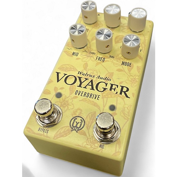 Used Walrus Audio Voyager Preamp Overdrive Floral Series Effect Pedal