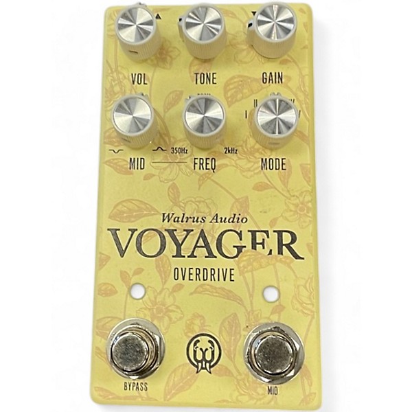 Used Walrus Audio Voyager Preamp Overdrive Floral Series Effect Pedal