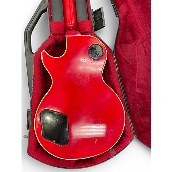 Vintage 1985 Gibson Les Paul Custom Red Solid Body Electric Guitar