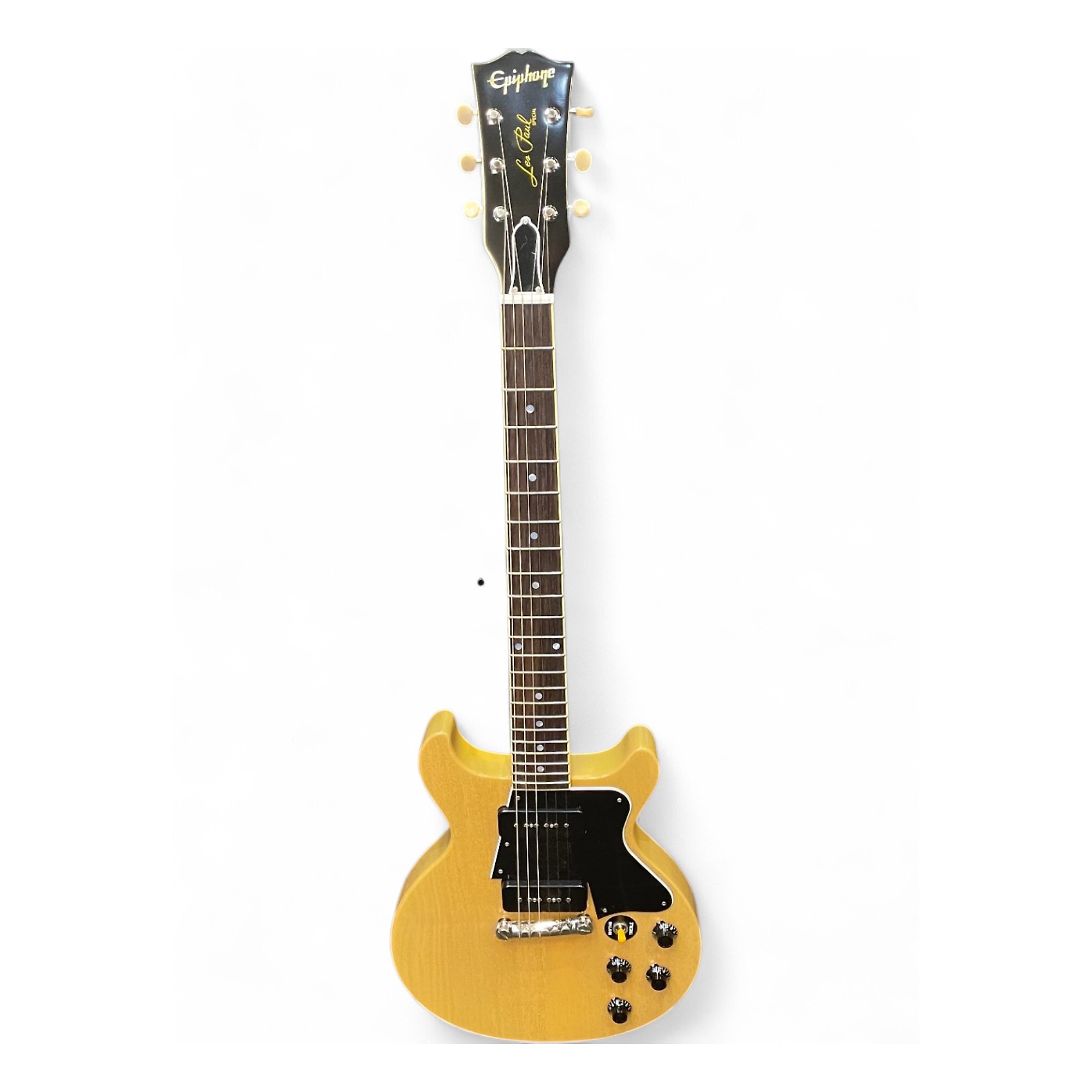 Used Epiphone 1960 Les Paul Double Cut Reissue TV Yellow