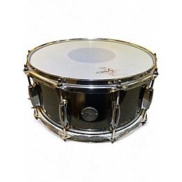 Used Gretsch Drums 6.5X14 BLACK NICKEL Black Drum