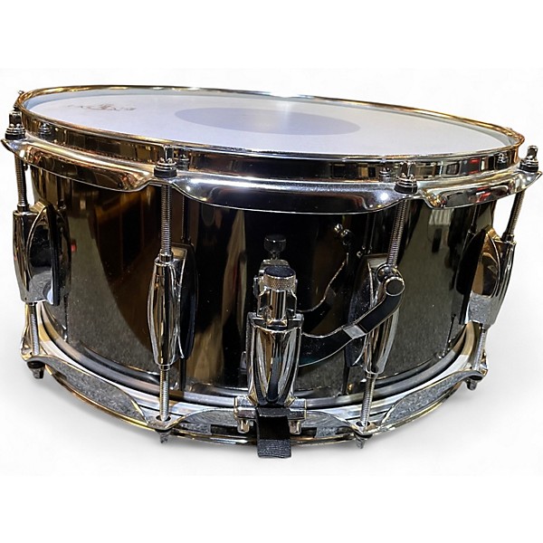 Used Gretsch Drums 6.5X14 BLACK NICKEL Black Drum