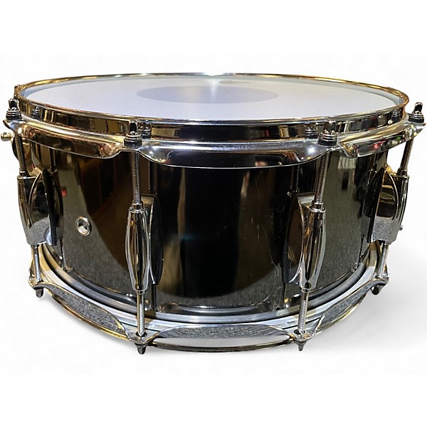 Used Gretsch Drums 6.5X14 BLACK NICKEL Black Drum