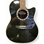 Used Ovation AE227 Black Acoustic Electric Guitar