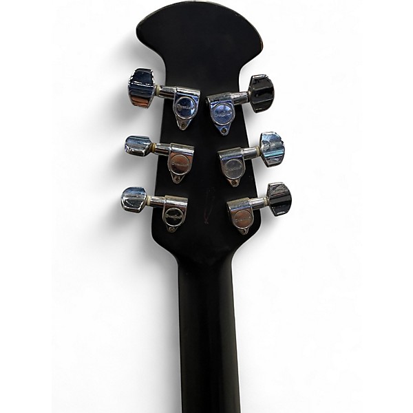 Used Ovation AE227 Black Acoustic Electric Guitar