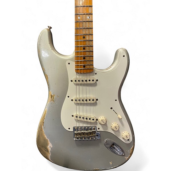Used 2019 Fender Custom Shop 1957 Stratocaster Inca Silver Solid Body Electric Guitar