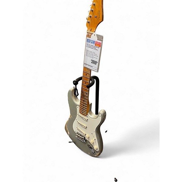 Used 2019 Fender Custom Shop 1957 Stratocaster Inca Silver Solid Body Electric Guitar