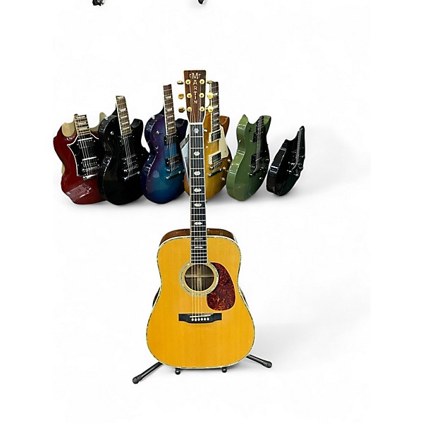 Vintage 1990s Cmf Martin D-41 Natural Acoustic Electric Guitar