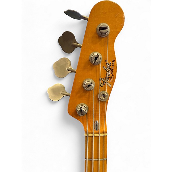 Vintage 1972 Fender Telecaster Bass Natural Electric Bass Guitar
