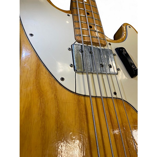 Vintage 1972 Fender Telecaster Bass Natural Electric Bass Guitar