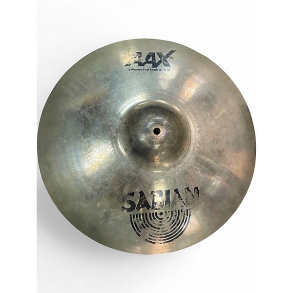 【値下げ】SABIAN AAX  Stage Crash 18インチ中古 Used SABIAN 18in AAX Xplosion Crash Cymbal 38 | Guitar Center