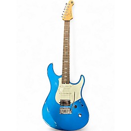Used Yamaha Standard Plus PACS+12 HSS Rosewood Fingerboard Sparkle Blue Solid Body Electric Guitar