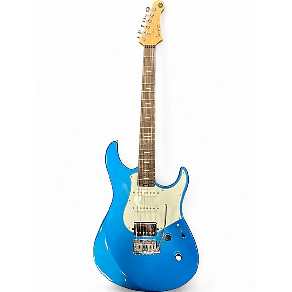 Used Yamaha Standard Plus PACS+12 HSS Rosewood Fingerboard Sparkle Blue Solid Body Electric Guitar