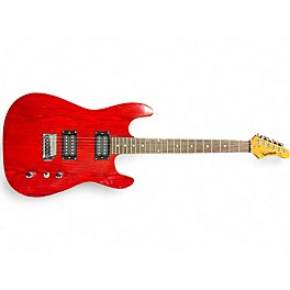 Used Samick LS-25 Red Solid Body Electric Guitar