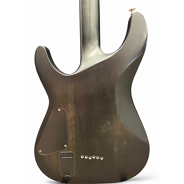 Used Schecter Guitar Research C1 Platinum Trans Black Solid Body Electric Guitar