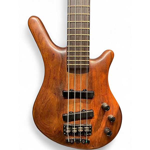 Used Warwick Thumb 4 String Neck Thru Natural Electric Bass Guitar