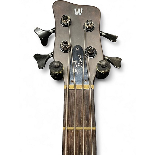 Used Warwick Thumb 4 String Neck Thru Natural Electric Bass Guitar