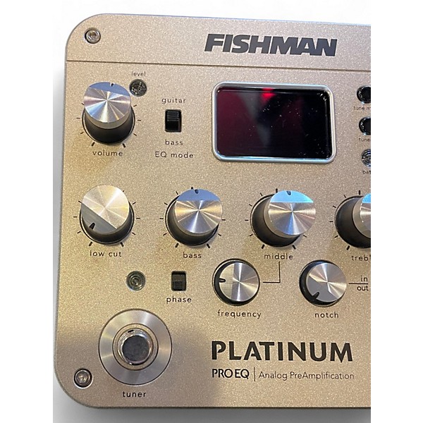 Used Fishman PROPLT101 Platinum EQ Pre With DI Acoustic Guitar Pickup