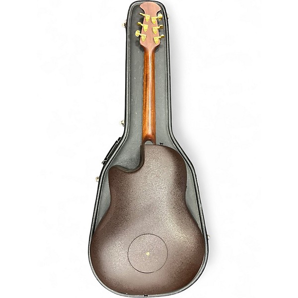 Used Ovation CC247 CELEBRITY DELUXE NATURAL WALNUT Acoustic Guitar