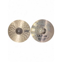 Used SABIAN 14in HHX Medium Hi Hat Top Sizzle Bottom Cymbal