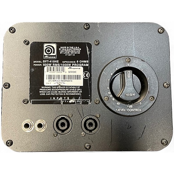 Used Ampeg SVT-410HE Bass Cabinet